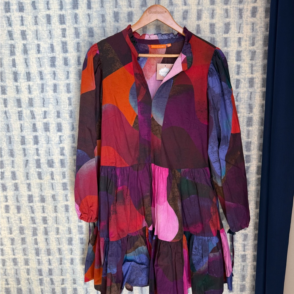 NWT Oliphant Art Yoke Dress